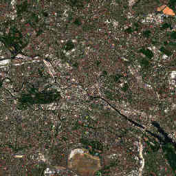 Berlin: Satellitenausschnitt vom 11. Aug. 2020