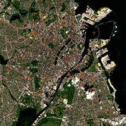 Kopenhagen: Satellitenausschnitt vom 9. Juli 2026