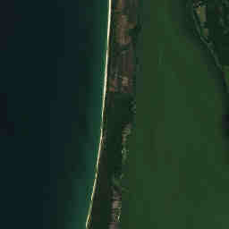 Kurische Nehrung: Satellitenausschnitt vom 30. Juli 2026