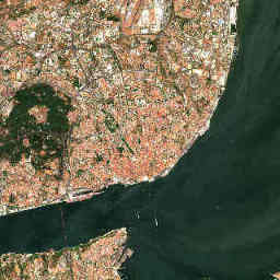 Lissabon: Satellitenausschnitt vom 6. Aug. 2026