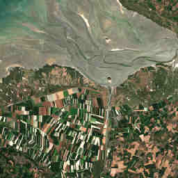 Bucht des Mont-Saint-Michel: Satellitenausschnitt vom 30. Juli 2020