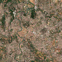 Rom: Satellitenausschnitt vom 29. Juli 2020