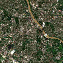 Warschau: Satellitenausschnitt vom 1. Juli 2020