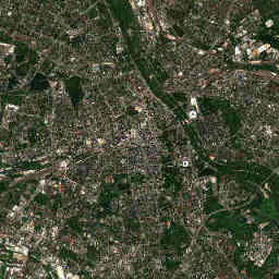 Warschau: Satellitenausschnitt vom 14. Aug. 2026