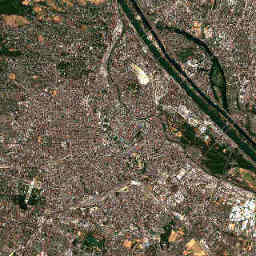 Wien: Satellitenausschnitt vom 14. Aug. 2026